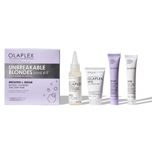 Original OLAPLEX® Unbreakable Blondes Mini Kit (za njegu plave kose)