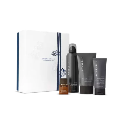 Rituals Homme Set M – Muški poklon set (gel, scrub, šampon, parfem)