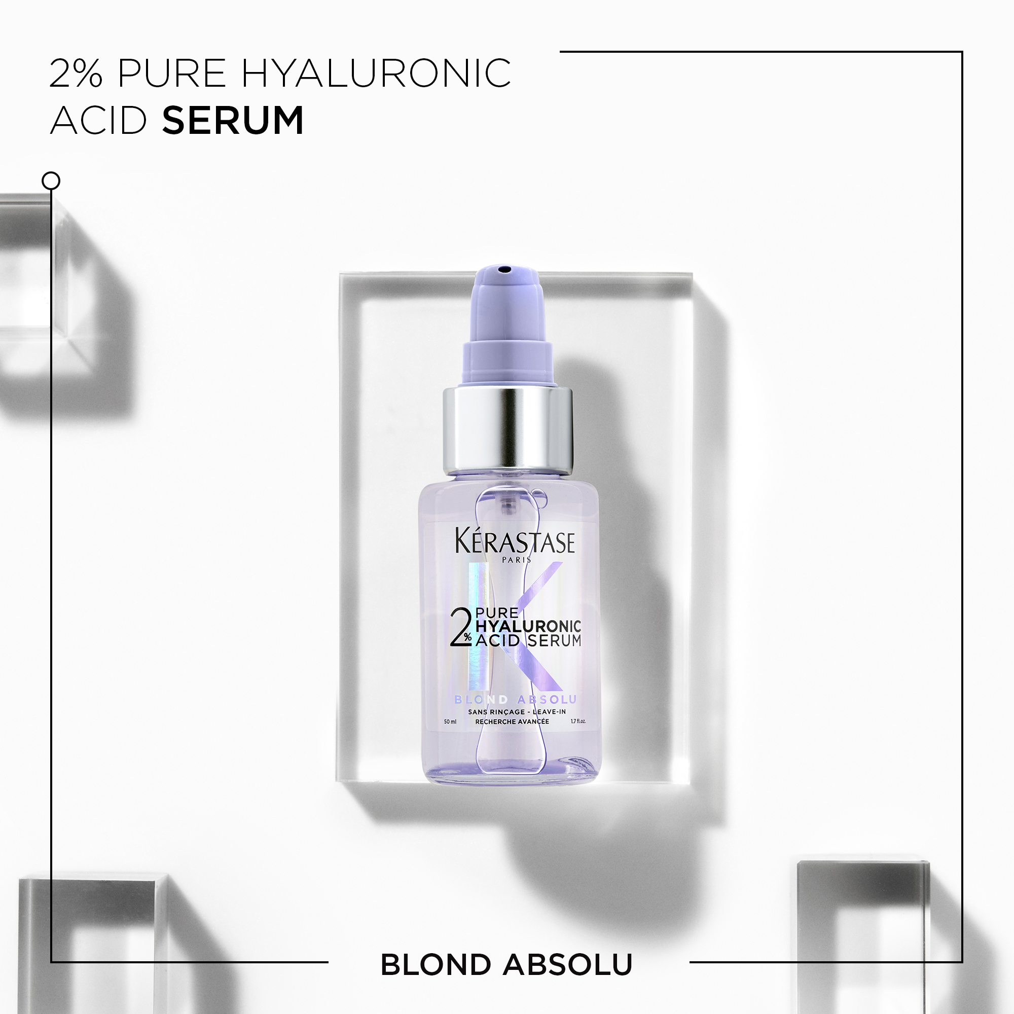 Kérastase Blond Absolu 2% Hyaluronic Acid Serum 50ml za plavu kosu i vlasište