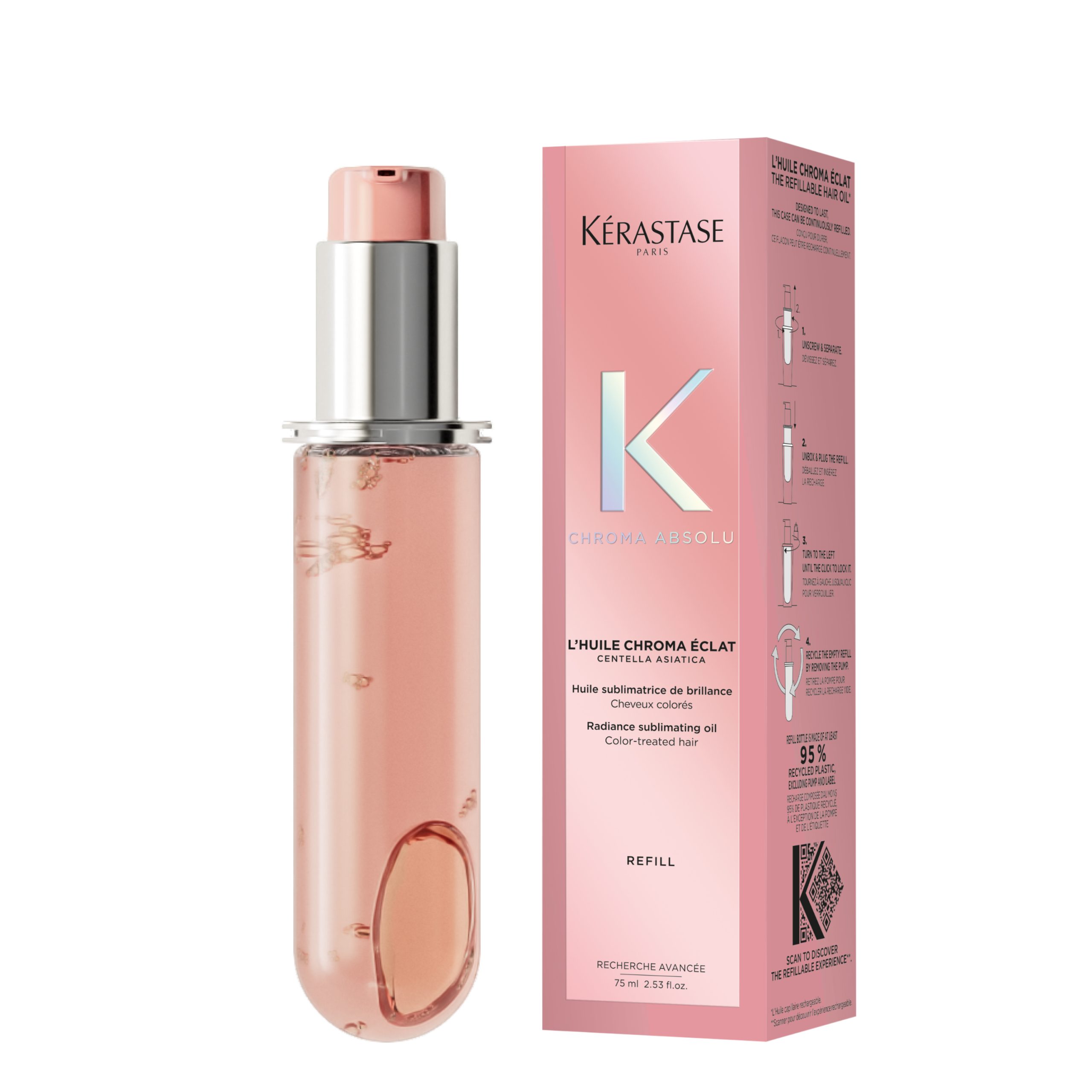 Kérastase Chroma Absolu Huile Chroma Éclat Refill 75 ml za obojenu kosu