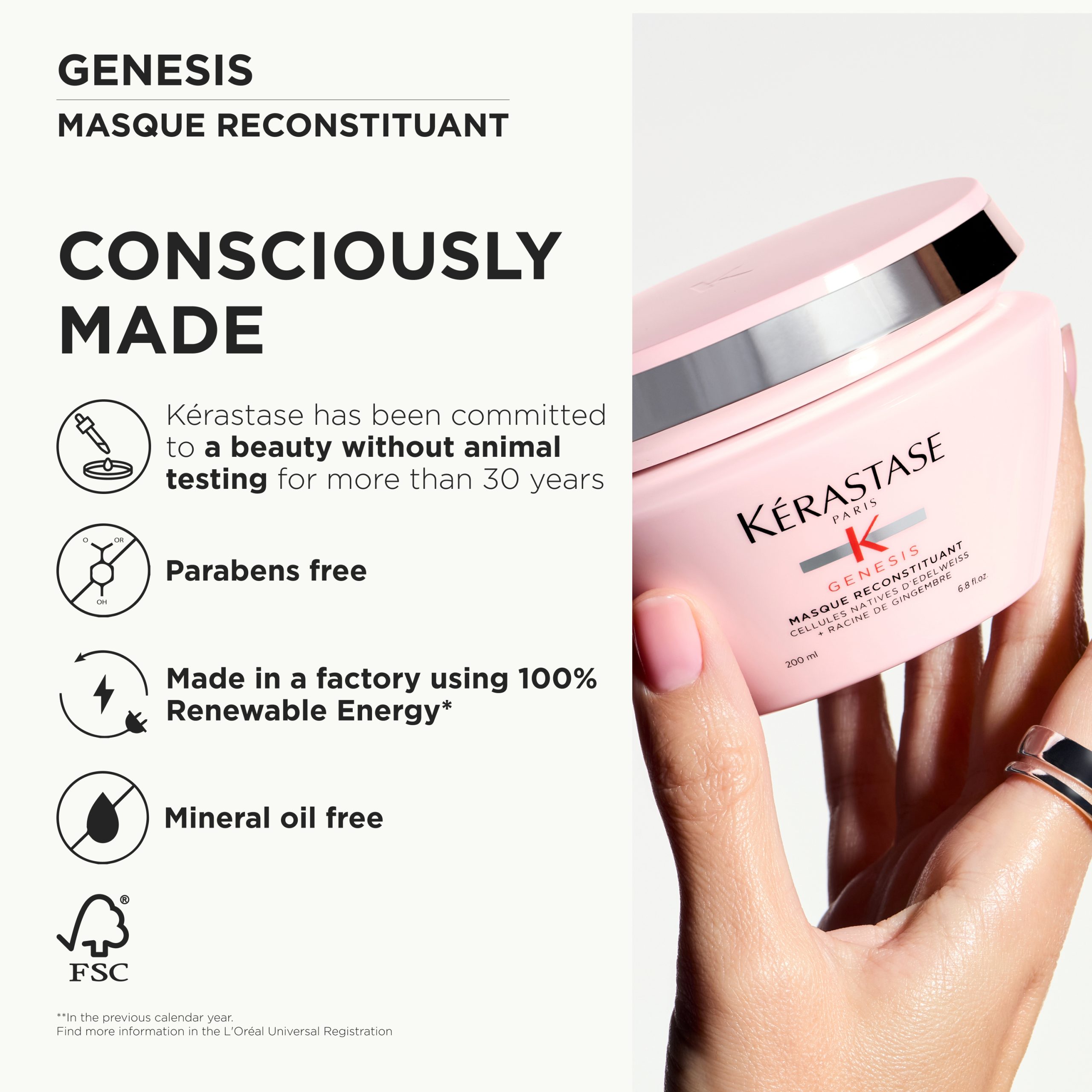 Kérastase Genesis Maska Za Kosu 200 ml (intenzivna maska za oslabljenu kosu sklonu lomljenju i opadanju) - Image 5