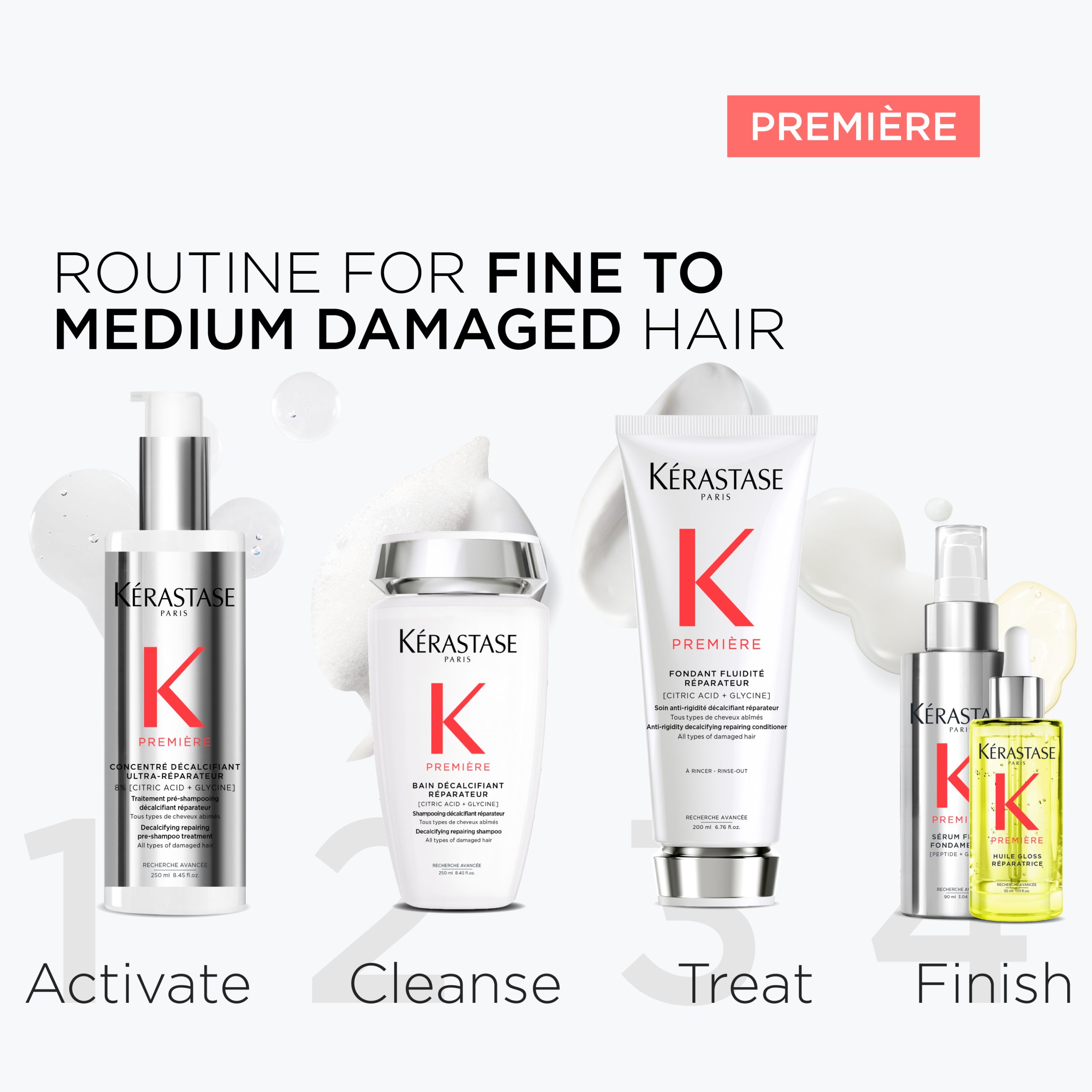 Kérastase Première Fondant Fluidité Réparateur 200ml Njega za obnovu, uklanjanje kamenca - Image 2