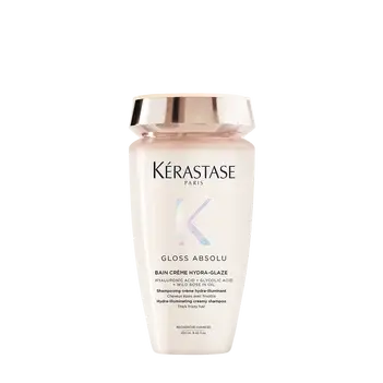 Kérastase Gloss Absolu Bain Crème Hydra-Glaze 250 ml kremasta kupka bez sulfata za gustu kosu sklonu frizz efektu