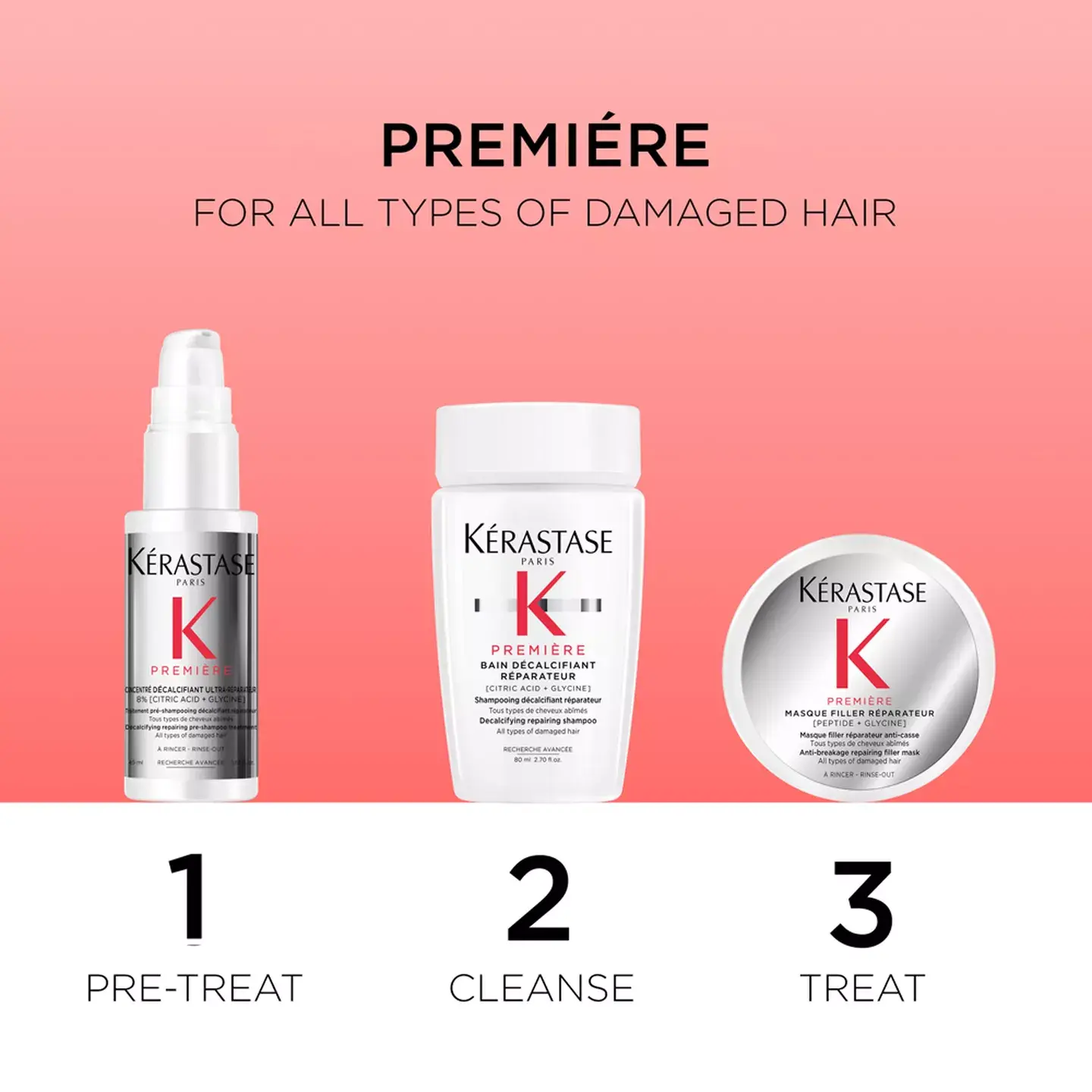 Kérastase Première Discovery set | Dekalcifikacija i obnova kose (Limitirano izdanje) - Image 2